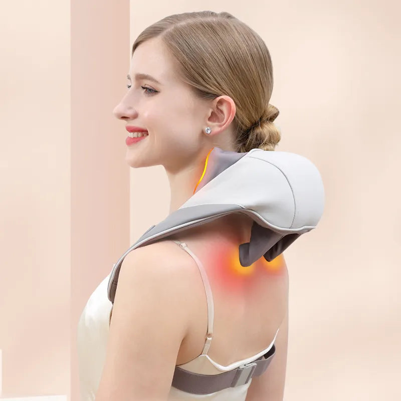 Neck Massager Air Compression for Circulation Relaxation Neck & Shoulder Massage