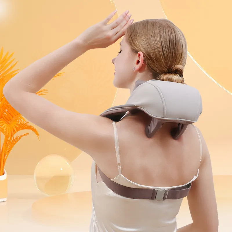 Neck Massager Air Compression for Circulation Relaxation Neck & Shoulder Massage